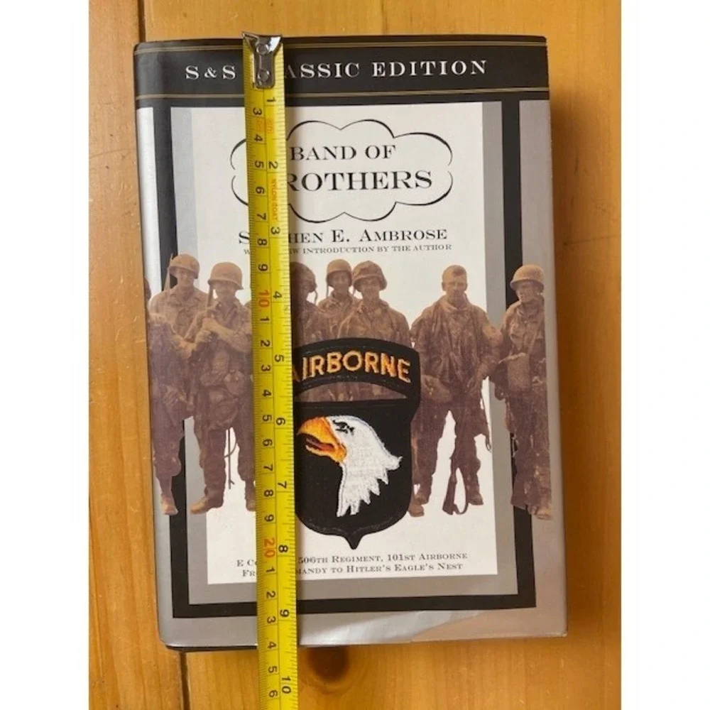 Band of Brothers Stephen E Ambrose S&S Classic Edition HC/DJ WWII 101st Airborn